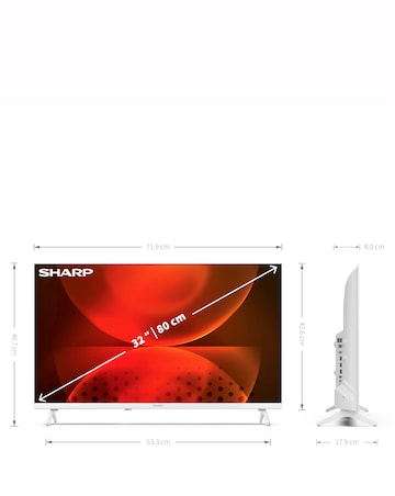Sharp 1T-C32FH2KL2AW 32in Smart HD Android LED TV