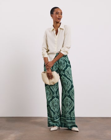 Joanna Hope Printed Wide Leg Trousers