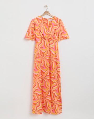 Twisted Wunder Grace Satin Maxi Dress