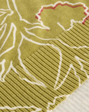 White Stuff Olive Print Jumper