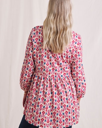 Julipa Tiered Pure Cotton Swing Tunic | Ambrose Wilson
