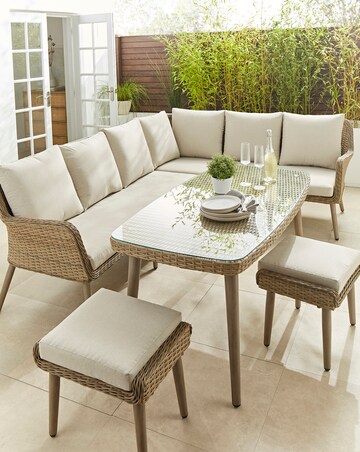 Sorrento Rattan Corner Sofa Set