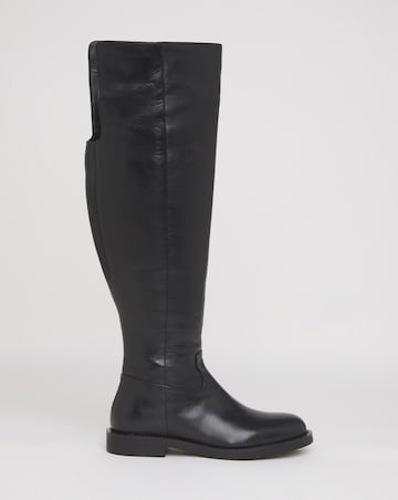 Madison Over The Knee Leather Riding Boots - Wide Fit (E) & Curvy Calf