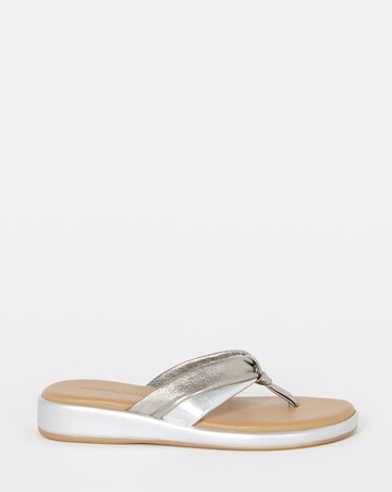 Valencia Toe Post Low Wedge Sandals - Extra Wide Fit (EEE)