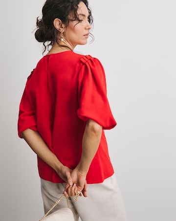 Joanna Hope Puff Sleeve Blouse