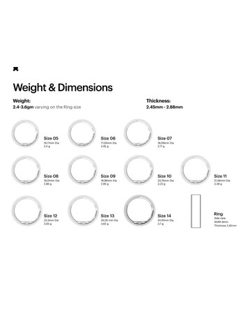 Ultrahuman Ring AIR Bluetooth Smart Ring - Air Silver - Size 6