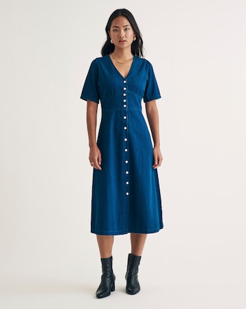 Nobody's Child Denim Alexa Midi Dress