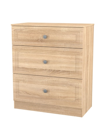 Richmond Ready Assembled 3 Drawer Chest