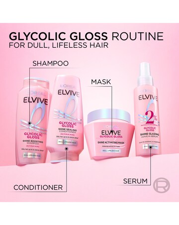 LOreal Paris Elvive Glycolic Gloss Core Diamond Mask 300ml