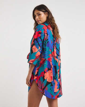 Tropical Cotton Beach Shirt