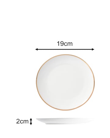 Waterside Goldline 12 Piece Dinner Set