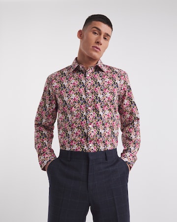 William Hunt Print Formal Shirt