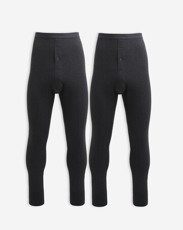 2 Pack Grey Thermal Long Johns