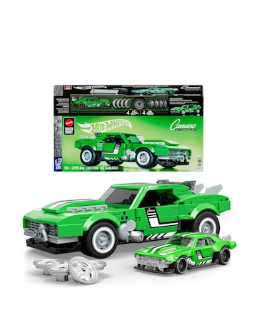 Mattel Brick Shop Hot Wheels Speed Series Chevrolet Custom 68 Camaro Set
