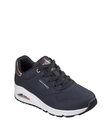 Skechers Black Uno Golden Air Trainers - Standard Fit (D)