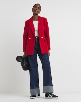 Boucle Double Breasted Blazer