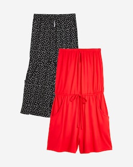 2 Pack Bandeau Playsuit