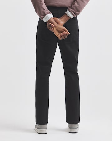 Union Black Slim Fit Gabardine Jeans