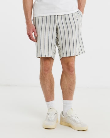 Jack & Jones Coba Stripe Short - Natural