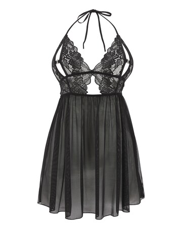 Ann Summers Diamond Kiss Chemise Black