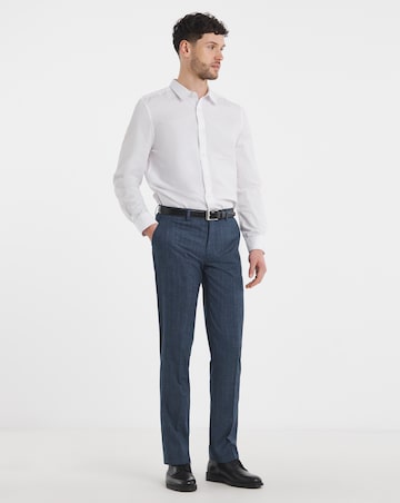 Jonny Navy Check Suit Trouser