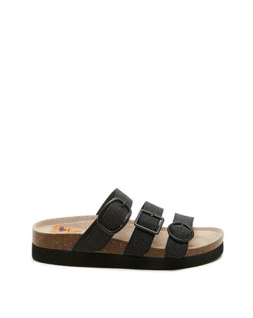 Rocket Dog Astor Glenn Glitter 3 Strap Buckle Sandal