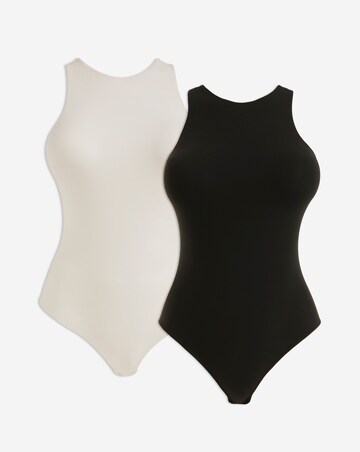 MAGISCULPT Light Control 2 Pack Smoothing Racer Vest Bodysuits