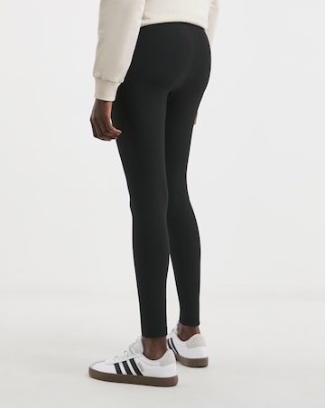 Black Ribbed Legging
