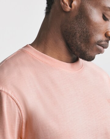 Union Garment Dyed Relaxed Fit T-Shirt- Washed Coral