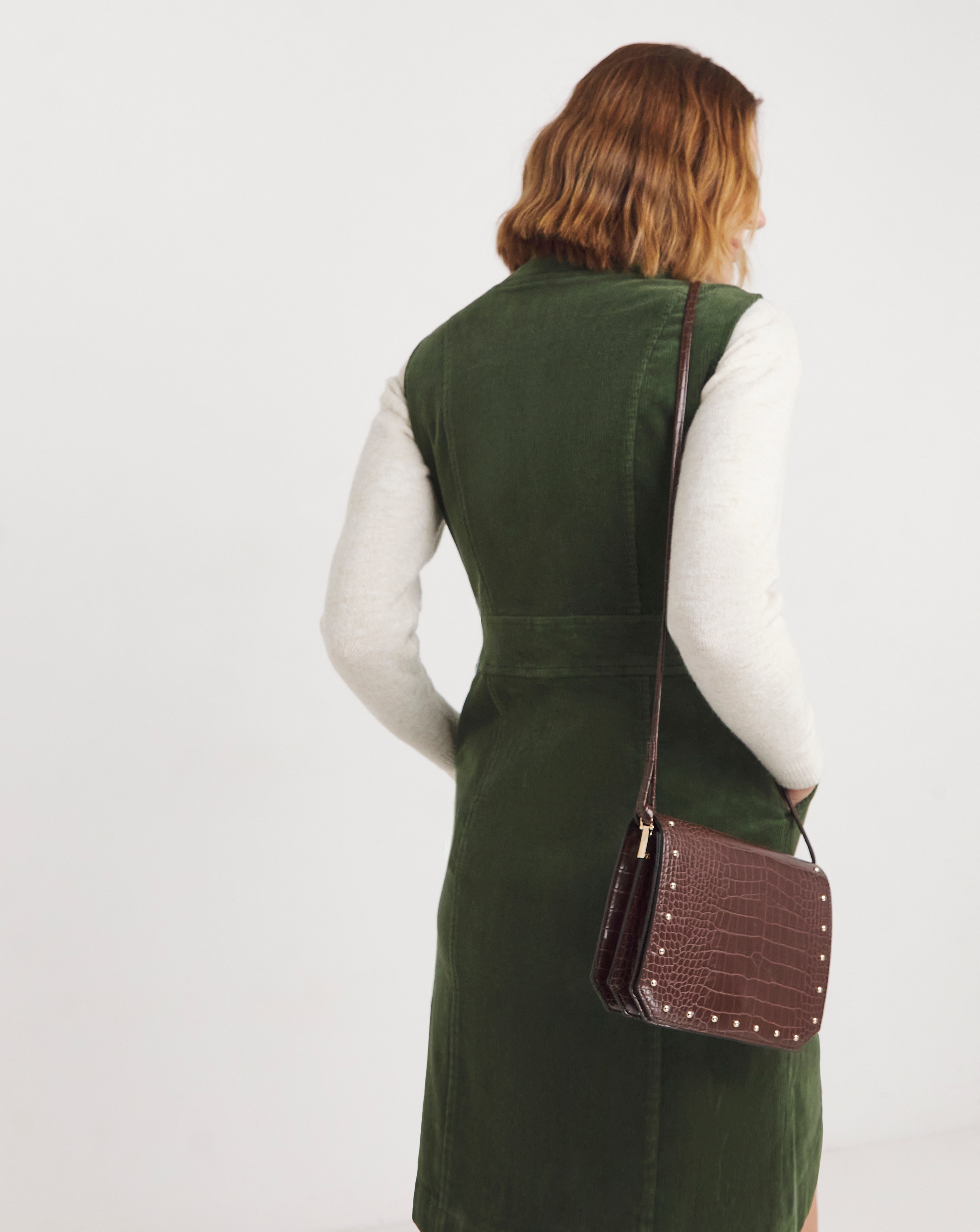 Joe Browns Confident Cord Pinafore Dress | Ambrose Wilson Joe Browns Confident Cord Pinafore Dress | Ambrose Wilson