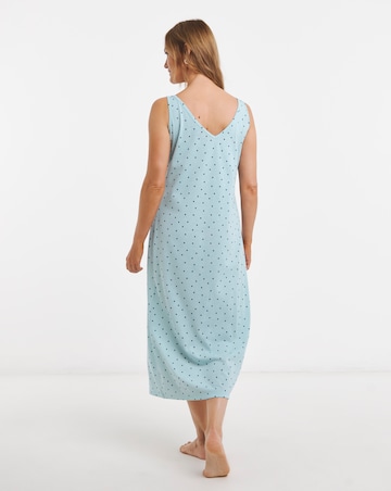 Pretty Secrets Spot Maxi Sleeveless Nightie