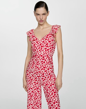 Mango Trinidad Floral Jumpsuit