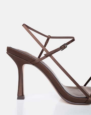 Public Desire Pheobe Barley There Sandals Wide E Fit