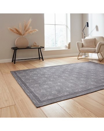 Catherine Lansfield Deco Peacock Washable Rug