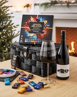 Green &amp; Blacks Organic Tasting Collection &amp; Red Wine Hamper