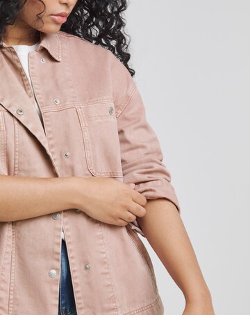 Ballet Pink Denim Workwear Jacket