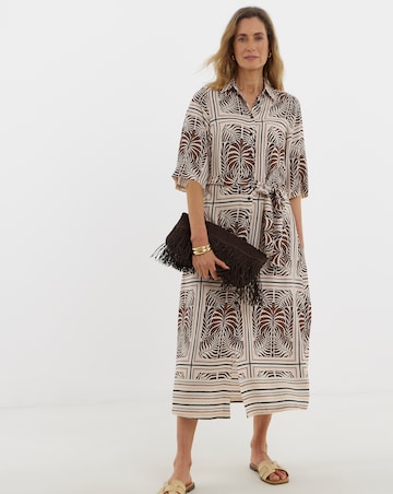 Belted Shirt Dress