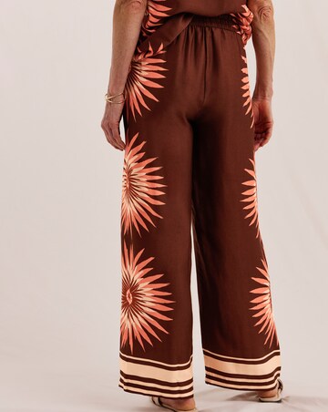 Julipa Printed Tie Waist Trouser Co Ord