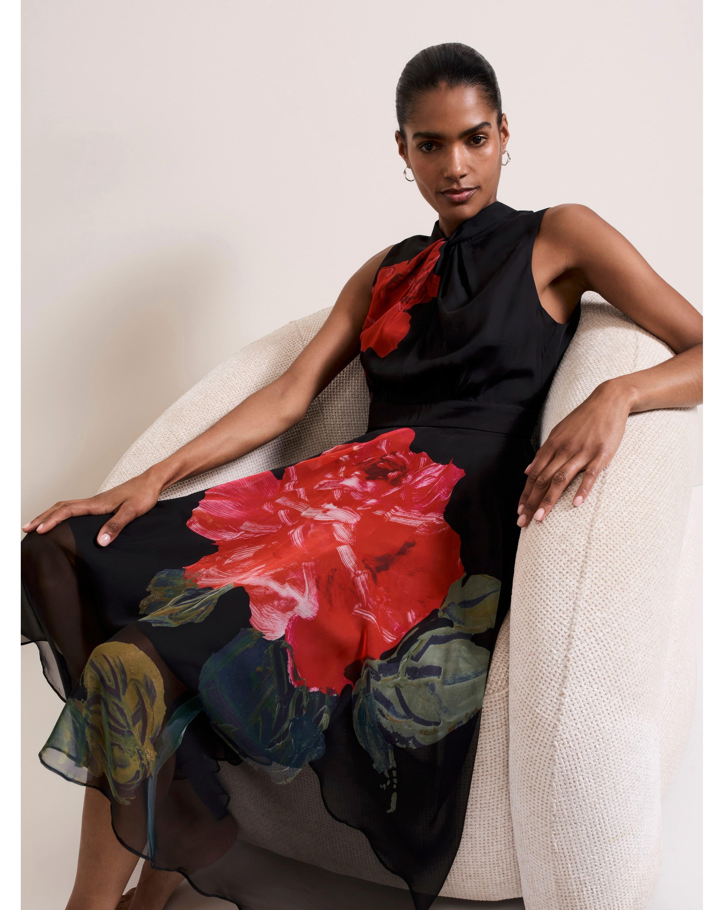 Phase Eight Lucinda Chiffon Print Maxi Dress | Ambrose Wilson