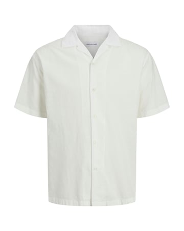 Jack & Jones Breeze Resort Linen Shirt - White