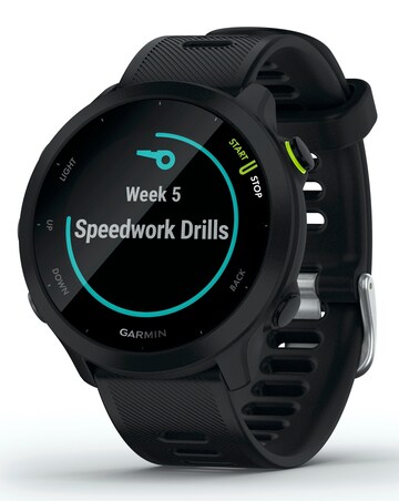 Garmin Forerunner 55 GPS Running Smart Watch - Black