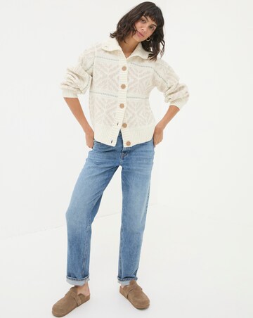 FatFace Haisley Pattern Cardigan