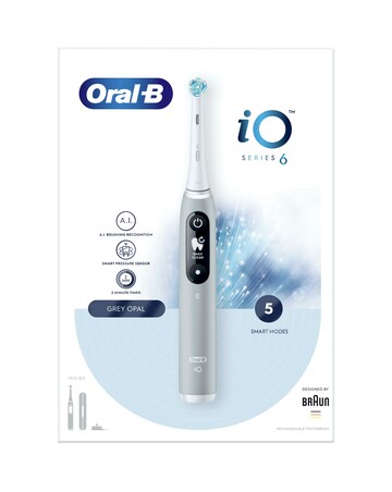 Oral-B iO6 Grey Opal Electric Toothbrush