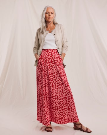 Julipa Scalloped Edge Button Down Cardigan
