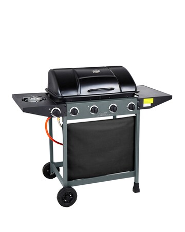 4 Burner Gas BBQ with Side Burner