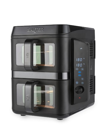 Salter EK6534 Verticook View Dual Basket Air Fryer with Viewing Windows