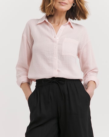 Black Linen Mix Knee Length Shorts