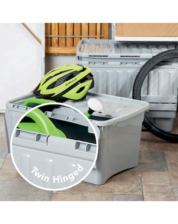 Wham Upcycled 54L Croc Box & Lid 5Pk