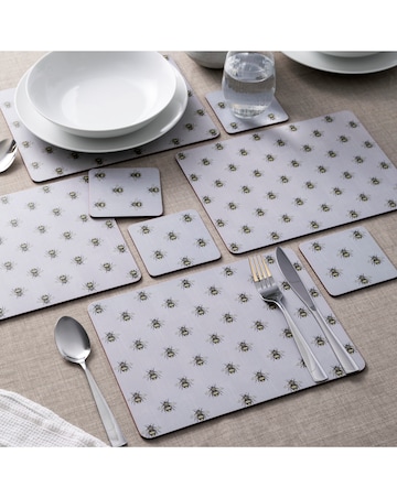 Creative Tops Country Bee Set of 4 Placemats & Coasters