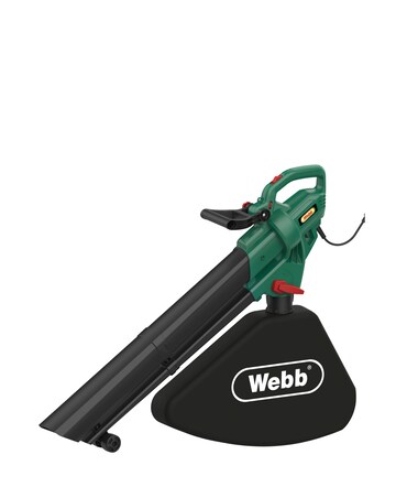 Webb 3000W Corded Electric Leaf Blower & Vacuum